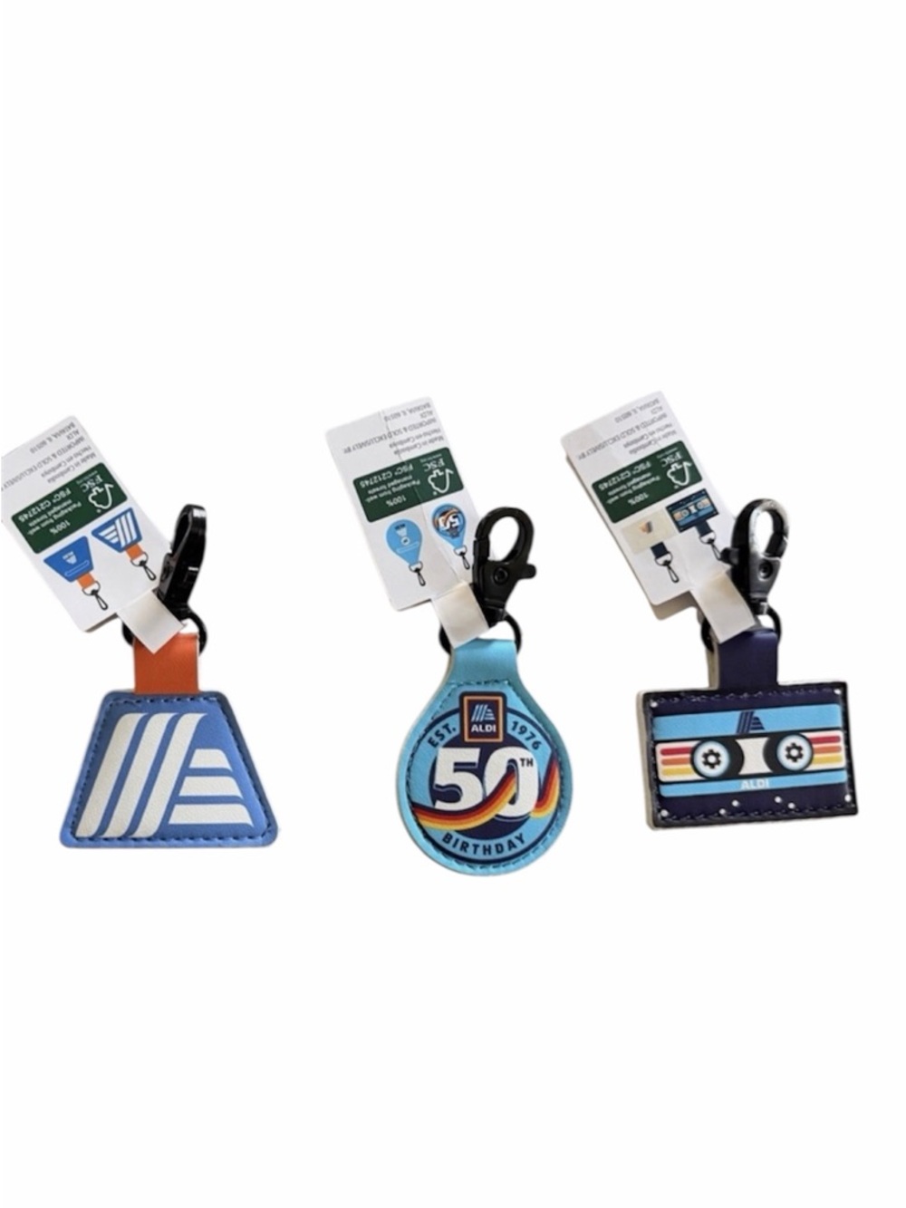 ALDI Quarter Holder Keychain Set of 3